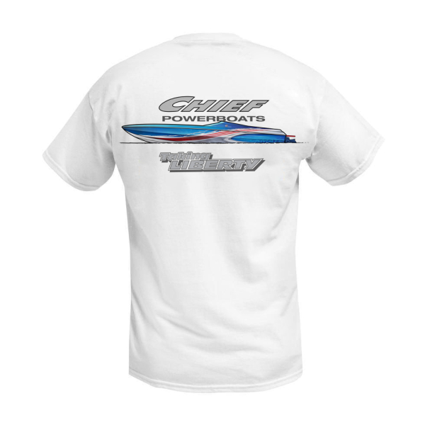 Chief Powerboats - Chief Powerboats 43 Punisher Short Sleeve Performance Graphic T-Shirt
