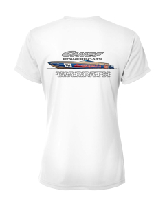 Chief Powerboats Ladies Warpath Short Sleeve Performance Graphic T-Shirt